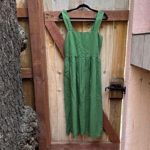 Uniqlo Green Midi Dress